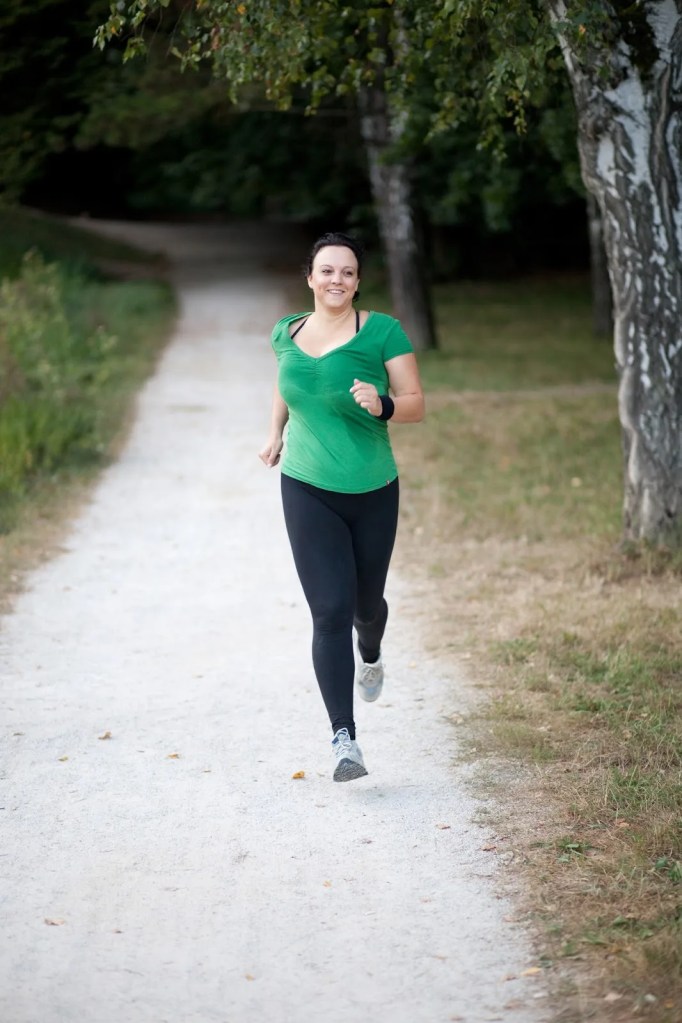 woman running