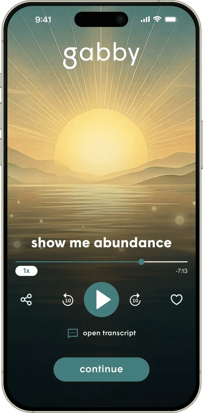 Guided meditation